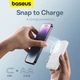 Зовнішній акумулятор Baseus Magnetic Mini Wireless Fast Charge Power Bank 5000mAh 20W Stellar White（With Simple Series Charging Cable Type-C to Typ (P10022107223-00) - зображення 10