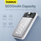 Зовнішній акумулятор Baseus Magnetic Mini Wireless Fast Charge Power Bank 5000mAh 20W Stellar White（With Simple Series Charging Cable Type-C to Typ (P10022107223-00) - зображення 12