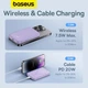 Зовнішній акумулятор Baseus Magnetic Mini Wireless Fast Charge Power Bank 5000mAh 20W Nebula Purple (P10022107513-00) - изображение 13