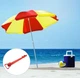 Бур-держатель для пляжных зонтов 39х10 см, пластиковый, красный (15100) - изображение 15