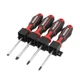 Набор отверток INTERTOOL VT-3434 STORM 4 ед. (SL5, SL6, PH1, PH2) — Профессиональный инструмент для надежной работы - изображение 1