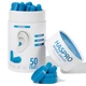 Пенные беруши для сна 50 пар HASPRO TUBE50 SNR 38 дБ Синие (1124-02) - изображение 1