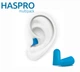 Пінні беруші для сну 10 пар HASPRO MULTI10 SNR 38 дБ Сині (1120-02) - зображення 6