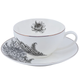 Чашка с блюдцем Astera Charm Floral Black A0530-CS410-C (400мл) - изображение 1