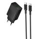 Сетевое зарядное устройство Borofone BAS76A Source PD30W+QC3.0 (1USB-A/1C) + кабель Type-C to Type-C (Black) (243715) - изображение 1
