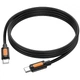 Дата кабель Borofone BX114 Structure Type-C to Type-C 60W (1m) (Black) (243676) - изображение 5