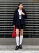Куртка на молнии UNIQLO из искусственного меха 1159853717 (Синий S) - изображение 3