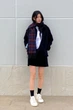 Куртка на молнии UNIQLO из искусственного меха 1159853717 (Синий S) - изображение 4