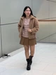 Куртка на молнии UNIQLO из искусственного меха 1159851472 (Коричневый XL) - изображение 8