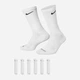 Набор женских носков высоких хлопковых Nike U NK ED PLS CSH CRW 132 SX6897-100 38-42 6 пар Белый (888408260956) - изображение 2