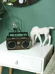 Портативный радиоприемник AM/FM/SW и MP3 работа от сети и аккумулятора с USB, SD, MICRO SD ретро радио колонка коричневая - изображение 7