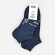 Набор женских носков коротких хлопковых Levi's 701203953-014 35-38 2 пары Синий (8720245285100) - изображение 2