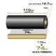 Ріббон WAX 110мм/74м - зображення 1