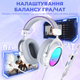 Навушники Fifine H16W 7.1 RGB White - зображення 7