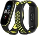 Ремешок BeCover Vents Style для Xiaomi Mi Smart Band 7 Black-Green (BC_710505) - изображение 3