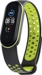 Ремешок BeCover Vents Style для Xiaomi Mi Smart Band 7 Black-Green (BC_710505) - изображение 1