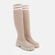 Женские зимние сапоги Ashoes Чулок 36 23.5 см Бежевые (ROZ6501005507) - изображение 3
