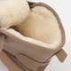 Женские угги низкие кожаные с мехом PLPS 5854-20 36 22.5 см Коричневые (ROZ6501018995) - изображение 8
