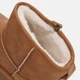 Женские угги низкие кожаные с мехом Allsy 191545 38 24.5 см Коричневые (ROZ6501056354) - изображение 8