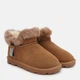 Женские угги низкие замшевые с мехом WSMR K04-2 38 Коричневые (chestnut) (ROZ6501096047) - изображение 3