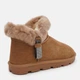 Женские угги низкие замшевые с мехом WSMR K04-2 38 Коричневые (chestnut) (ROZ6501096047) - изображение 5