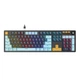 Клавиатура Игровая Fantech ATOM107S MK893S MIZU обладает механическими переключателями Blue Switch, 17-режимной RGB-подсветкой и 108 клавишами, кабель 1.5 метра Navy - изображение 1