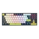 Игровая клавиатура Fantech ATOM87S MK877S Mori Red Switch с минималистичным дизайном TKL ,USB кабеля 1.5м/RGB–подсветка Blue - изображение 1