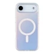 Чехол накладка TPU+PC IMD Gradient with MagSafe для Apple iPhone 17 Air панель-накладка для телефона магнитная зарядка Transparent - изображение 1