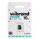 Карта MicroSDHC Wibrand память 16gb UHS-1/10 Class Черный - изображение 2
