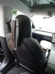 Складная вешалка тремпель для одежды для автомобиля Tesla Model 3 2017-2023/ Model Y 2017-2025. Черный с серой вставкой - изображение 3