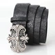 Ремінь з пряжкою Хрест в стилі Chrome Hearts 130 см з тисненням унісекс (PU шкіра) в стилі панк рок готика y2k sk8 Hip hop - зображення 4
