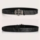 Ремінь з пряжкою Хрест в стилі Chrome Hearts 130 см з тисненням унісекс (PU шкіра) в стилі панк рок готика y2k sk8 Hip hop - зображення 6