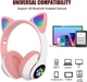 Беспроводные наушники Bluetooth с кошачьими ушками LBOYLOVE - изображение 2