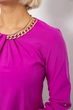 Блуза однотонная, цвет фуксия, S, 230R306 - изображение 5