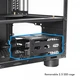 Корпус Chieftec THE CUBE CI-03B-OP без БП встроенный вентилятор 20cm mATX Black - изображение 7