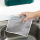 Металеві серветки-скребки Clefers для миття посуду, 20×20 см, 10 шт/набір (5024758) - зображення 1