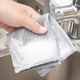 Металеві серветки-скребки Clefers для миття посуду, 20×20 см, 10 шт/набір (5024758) - зображення 2