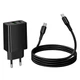 Мережевий зарядний пристрій HOCO CS94A Leader charger Type-C cable 20W Black - зображення 6