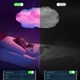 Світильник-хмара DIY Cloud Atmosphere Light, Підвісна LED лампа світильник нічник хмара з RGB підсвіткою 56388/34 - зображення 4