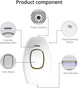 Портативный женский домашний фотоэпилятор для тела IPL Hair Removal Device для всех типов волос 56904/00 - изображение 4