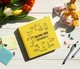 Ежедневник и планер Коучинг Бук "Coaching Book Осознанность" в картонной обложке, 17х17см, 154 листа, Желтый (L-9520) - изображение 1
