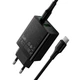 Адаптер сетевой HOCO C to C cable Leader charger set CS95A |1USB/1Type-C, PD/QC, 30W/3A| Black - изображение 5