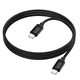 Кабель HOCO X122 Benefit silicone charging data cable Type-C to Type-C 60W 3A 1m Black - изображение 3