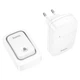 Дверний дзвінок HOCO self-powered wireless doorbell HI26 |20M| White - зображення 4