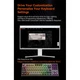 Ігрова клавіатура Meetion Tri-Mode RGB Backlit Mechanical Keyboard MK14, BT5.0, 2.4G, Wired, 4000mAh, 20h, black - зображення 19