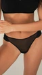 Трусы из мягкой сетчатой микрофибры Мамин Дім Silky beauty XS Черный (2550000635439) - изображение 1