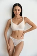 Трусы из мягкой сетчатой микрофибры Мамин Дім Silky beauty XS Айвори (2550000635484) - изображение 3