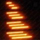 Повторители поворота 01 бегущие для Subaru BRZ Toyota GT86 Scion FR-S светодиодные (LED) чёрные 2 шт. (оранжевый) - изображение 8