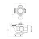 Прицел оптический Vector Optics C1 4X32 Dual-Color сітка OPSL40 - изображение 5