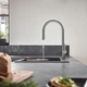 Змішувач hansgrohe Talis M54 для кухонної мийки 72801340 з висувним душем та з sBox, колір графіт - изображение 5